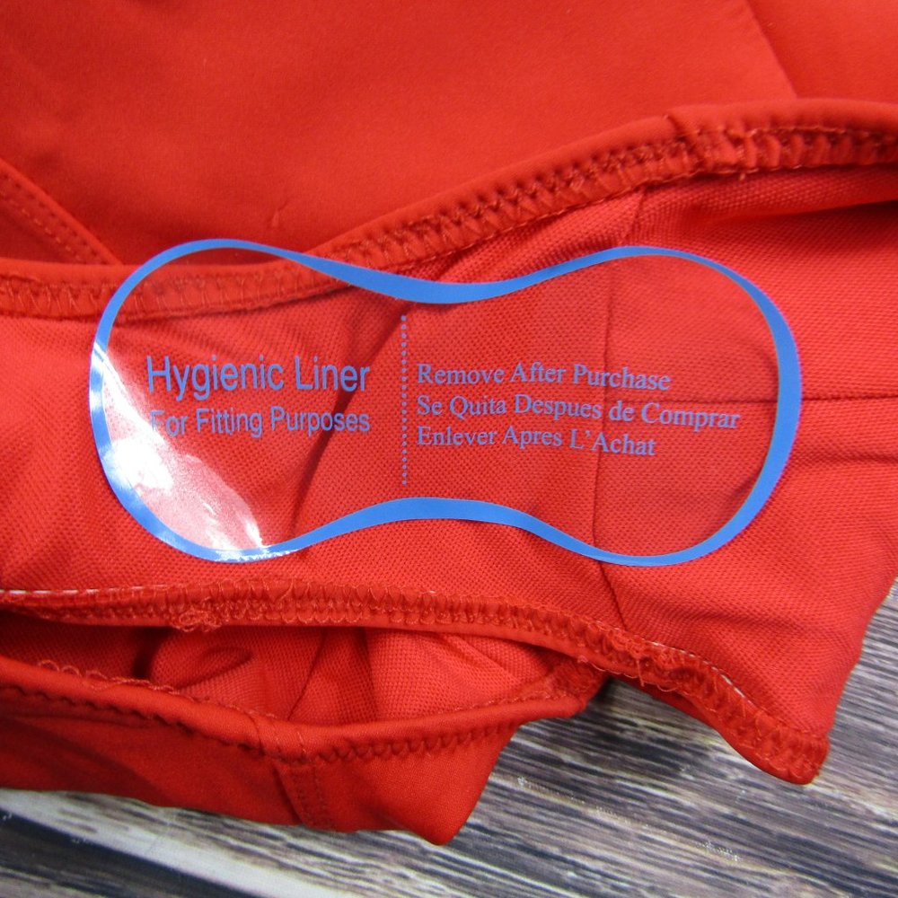 Good American NEW XS Size 0 Red Sculpt Corset One Piece Swimsuit Swim Beach - Picture 9 of 9